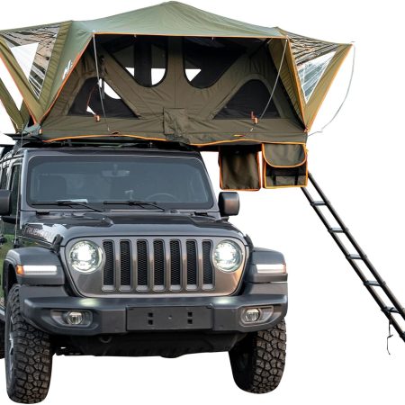 Roof tent: A soft-shell tent for 2-3 people.