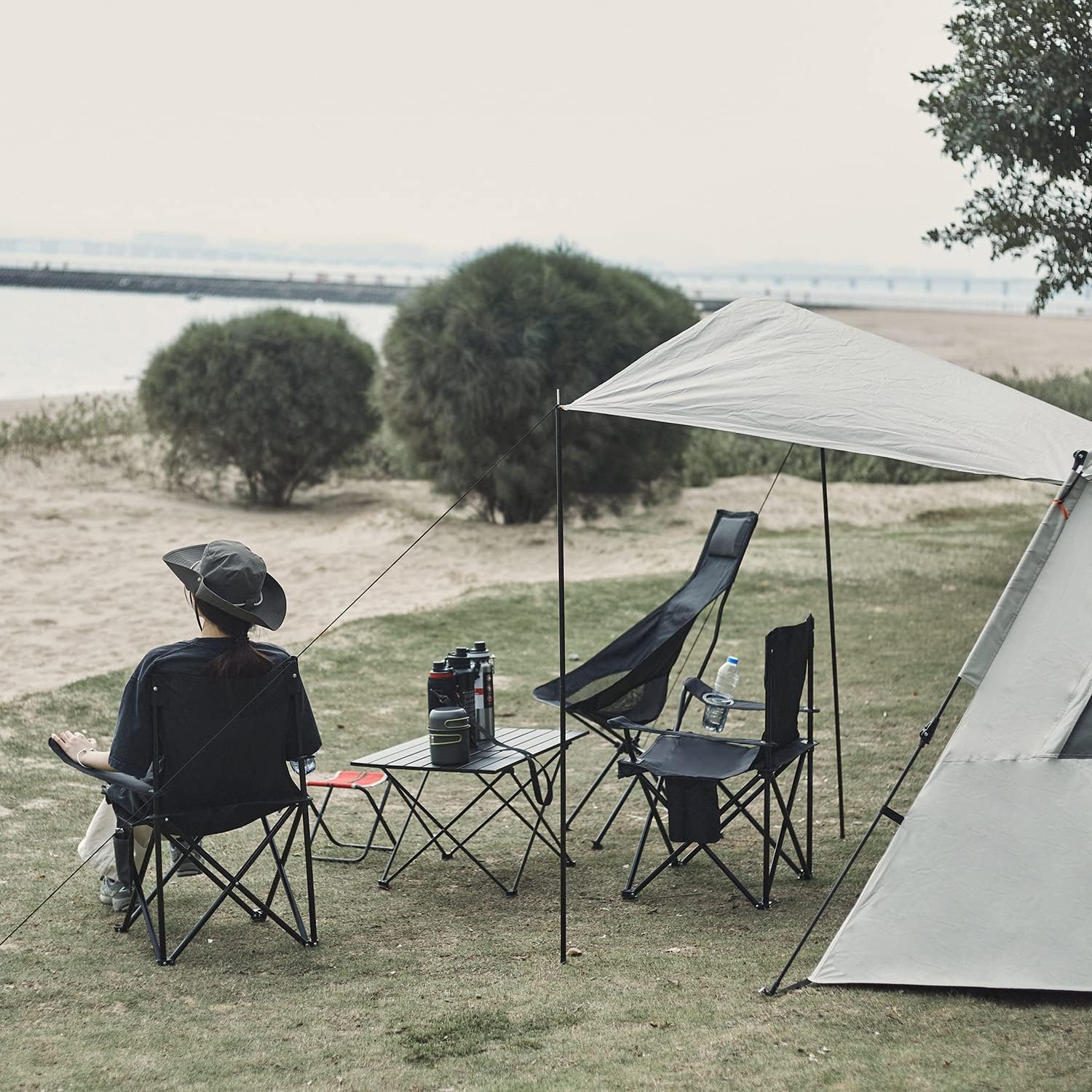 Folding Camping Chair - Lightweight, No Assembly Required - Image 2
