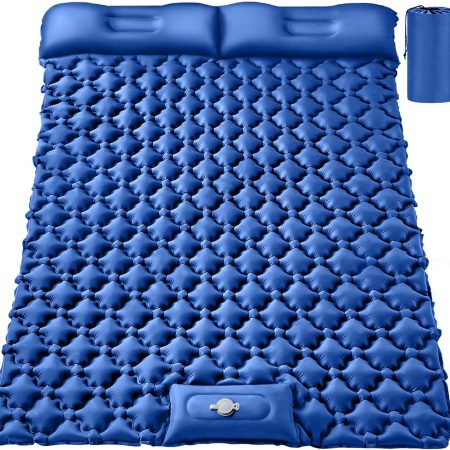 Double Sleeping Mat, Ultralight 4-inch Thick Self-Inflating Sleeping Mat